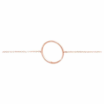 Βραχιόλι κύκλος Κ9 ροζ χρυσό