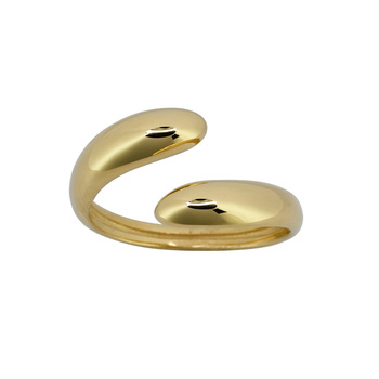 Δαχτυλίδι κρουαζέ Κ14 χρυσό